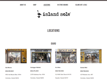 Tablet Screenshot of islandsole.com